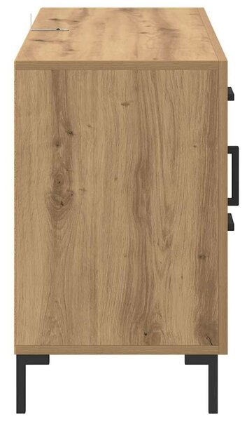 VidaXL Széf Artisan tölgy 100 x 36 x 60 cm Szerelt Fa