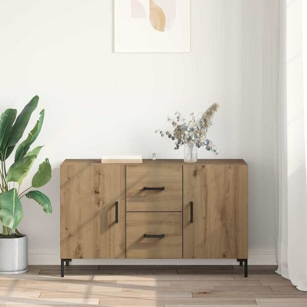VidaXL Széf Artisan tölgy 100 x 36 x 60 cm Szerelt Fa