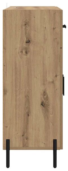 VidaXL Széf Artisan tölgy 69,5 x 34 x 90 cm Szerelt Fa