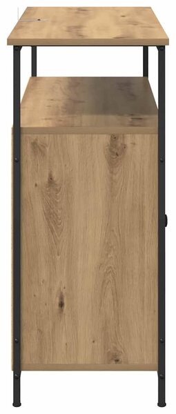 VidaXL Széf Artisan tölgy 100 x 35 x 80 cm Szerelt Fa