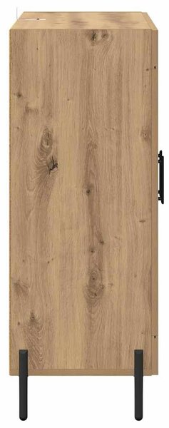 VidaXL Széf Artisan tölgy 69,5 x 34 x 90 cm Műszaki fa és vas