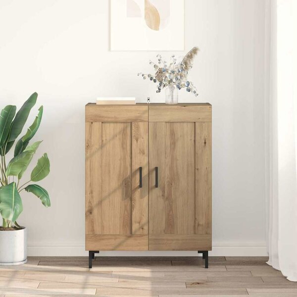 VidaXL Széf Artisan tölgy 69,5 x 34 x 90 cm Műszaki fa és vas