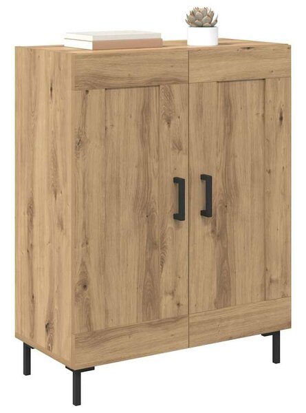 VidaXL Széf Artisan tölgy 69,5 x 34 x 90 cm Műszaki fa és vas