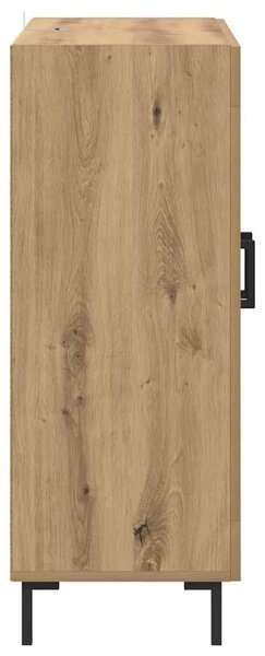 VidaXL Széf Artisan tölgy 69,5 x 34 x 90 cm Műszaki fa és vas