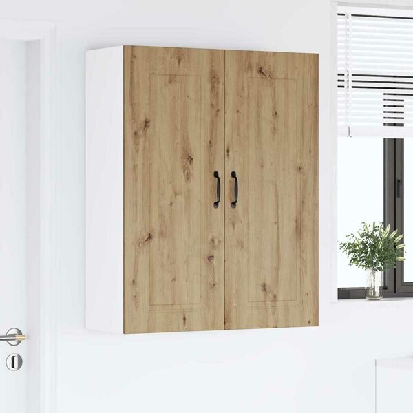 VidaXL Konyhaszekrény polcokkal Artisan tölgy 80 x 31 x 100 cm Faanyag