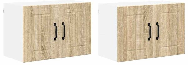 VidaXL Konyhai faliszekrények 2 pcs Sonoma tölgy 60 x 31 x 40 cm