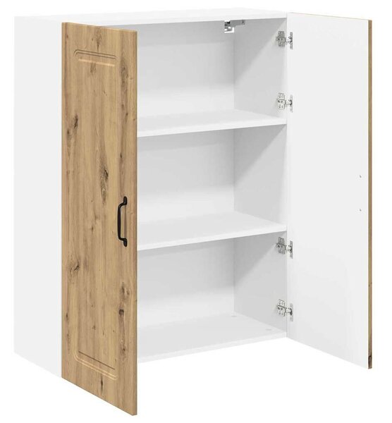 VidaXL Konyhaszekrény polcokkal Artisan tölgy 80 x 31 x 100 cm Faanyag