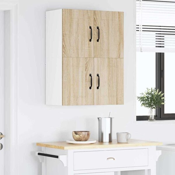 VidaXL Konyhai faliszekrények 2 pcs Sonoma tölgy 60 x 31 x 40 cm
