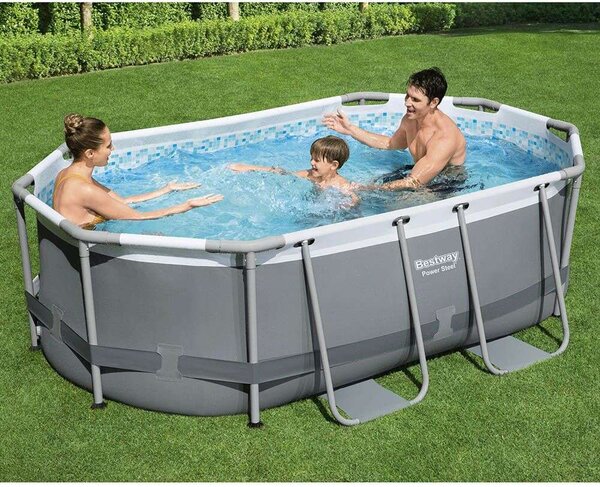Bestway Vanilla ovális Fémvázas medence szett 305x200x84cm