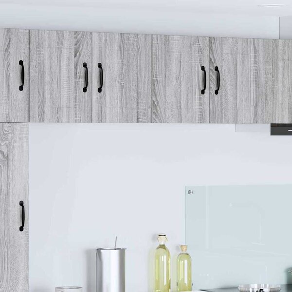 VidaXL Konyhai faliszekrények 2 pcs Szürke Sonoma 60 x 31 x 40 cm