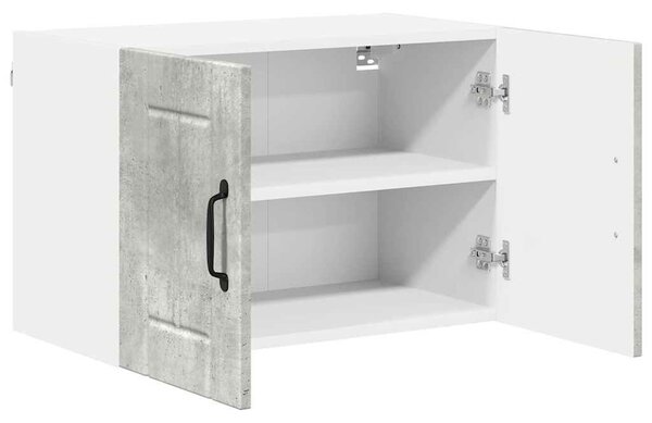 VidaXL Konyhai faliszekrények 2 pcs Beton Szürke 60 x 31 x 40 cm