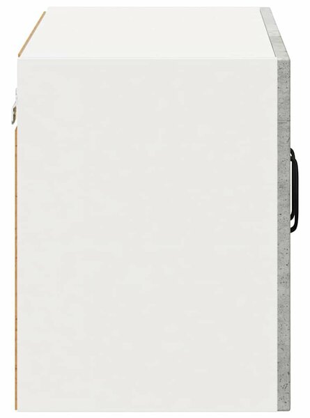 VidaXL Konyhai faliszekrények 2 pcs Beton Szürke 60 x 31 x 40 cm