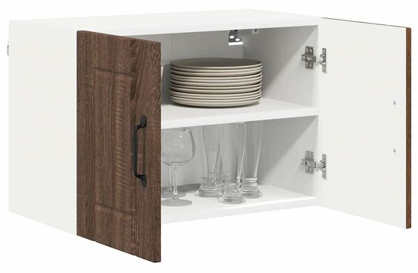 VidaXL Konyhai faliszekrények 2 pcs Barna Tölgy 60 x 31 x 40 cm