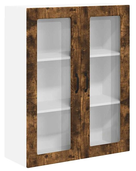 VidaXL Fali konyhaszekrény Füstölt tölgy 80 x 31 x 100 cm Faanyag