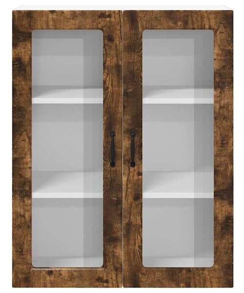VidaXL Fali konyhaszekrény Füstölt tölgy 80 x 31 x 100 cm Faanyag
