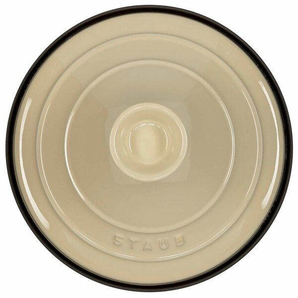 Staub 405093950 Tajine Öntöttvas kerek Sütőedény Ø28cm 2,6L - Bézs/Fekete