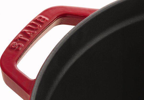 Staub La Cocotte Öntöttvas kerek Főzőedény Ø 28cm 6,7L - Cseresznyepiros