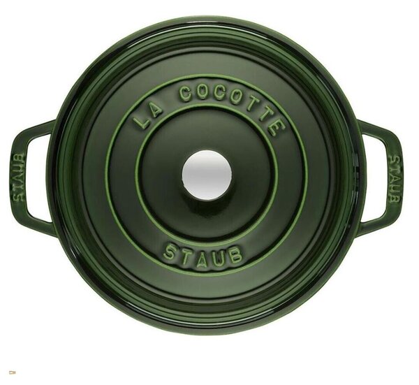 Staub La Cocotte Öntöttvas kerek Főzőedény Ø 24cm 4,1L - Zöld