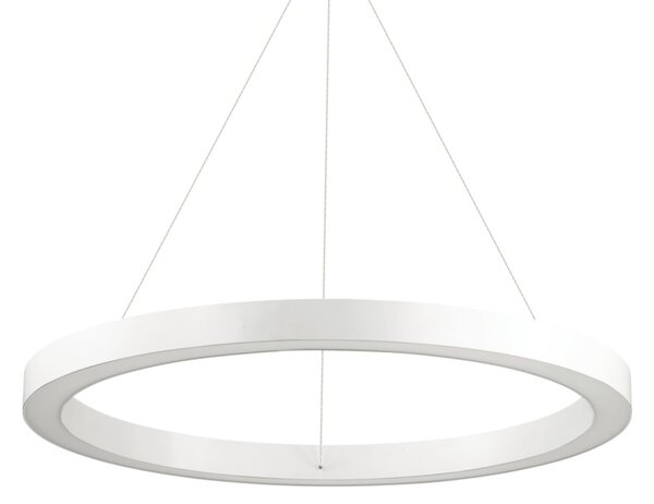 ORACLE modern LED függőlámpa, fehér, d:70 cm