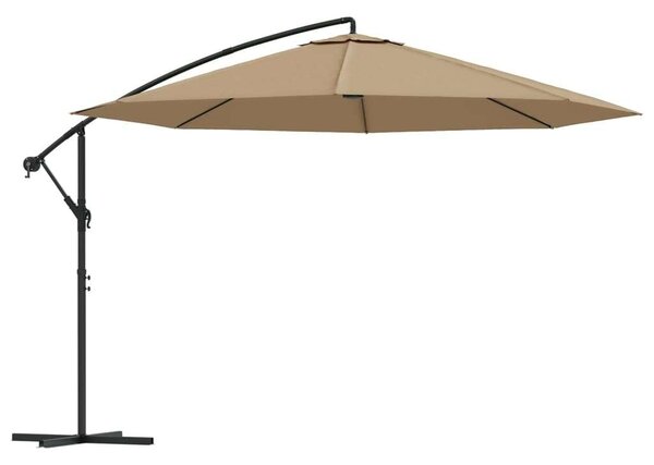 VidaXL Karos Napernyő - Bézs - 350 cm