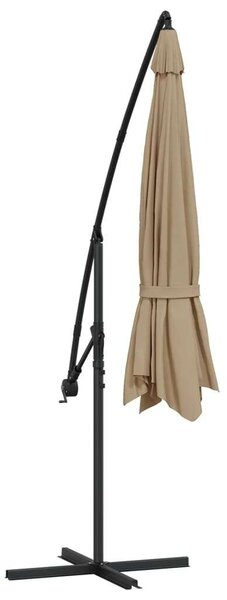 VidaXL Karos Napernyő - Bézs - 350 cm