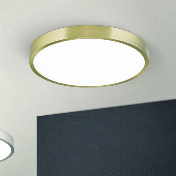 BULLY modern LED mennyezeti lámpa, patina, 24 cm