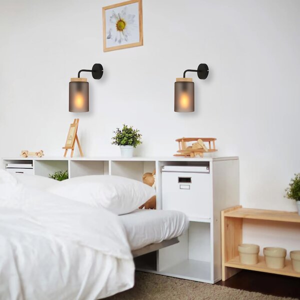 Fali lámpa APP1814-1W Frosted Grey