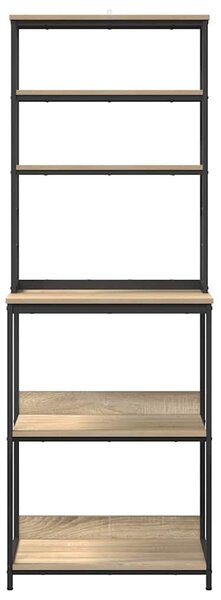 VidaXL Konyhai polc Sonoma tölgy 60 x 40 x 168 cm Faanyag