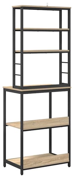 VidaXL Konyhai polc Sonoma tölgy 60 x 40 x 168 cm Faanyag