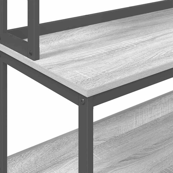 VidaXL Konyhai polc Szürke Sonoma 100 x 40 x 168 cm Faanyag