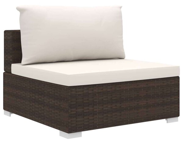 VidaXL Polyrattan Kerti Bútorszett - 8 részes - Barna