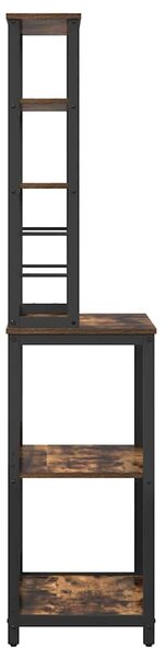 VidaXL Konyhai polc Füstölt tölgy 60 x 40 x 168 cm Faanyag