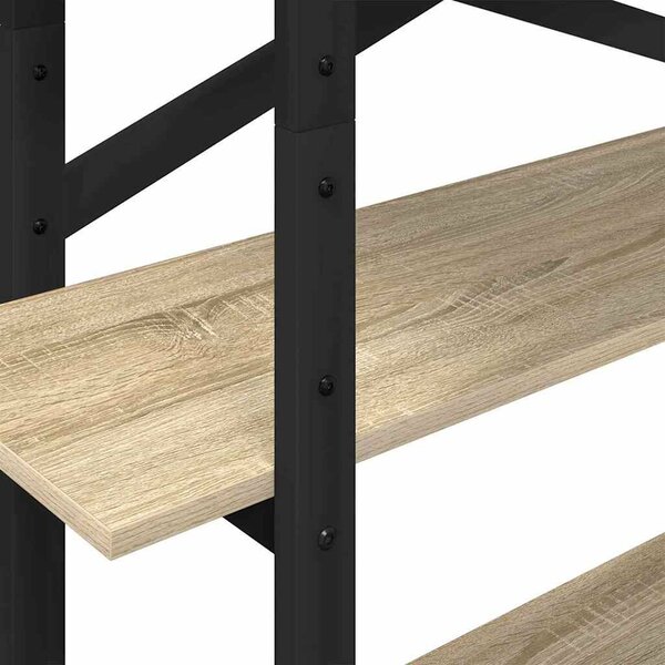 VidaXL Könyvespolc Sonoma tölgy 100 x 33,5 x 140 cm Faanyag