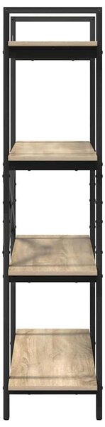 VidaXL Könyvespolc Sonoma tölgy 100 x 33,5 x 140 cm Faanyag