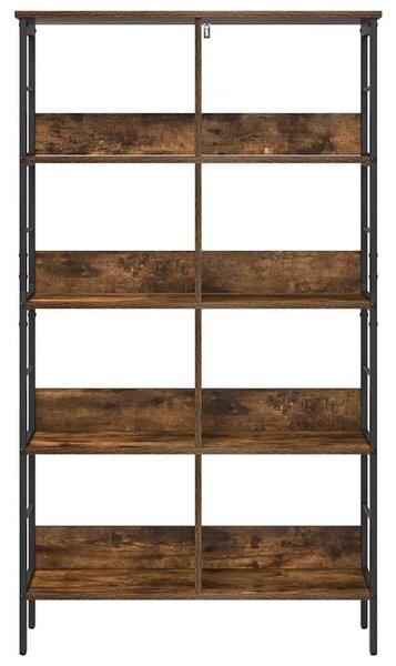 VidaXL Könyvespolc Füstölt tölgy 82 x 32 x 144,5 cm Faanyag
