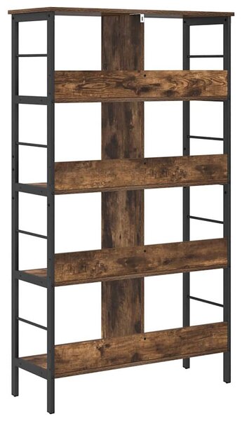 VidaXL Könyvespolc Füstölt tölgy 82 x 32 x 144,5 cm Faanyag