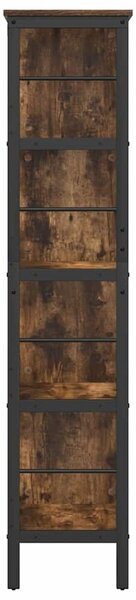 VidaXL Könyvespolc Füstölt tölgy 82 x 32 x 144,5 cm Faanyag