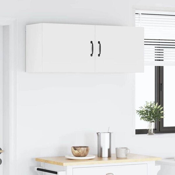 VidaXL Konyhaszekrény polcokkal 2 pcs Fehér 50 x 31 x 40 cm Faanyag