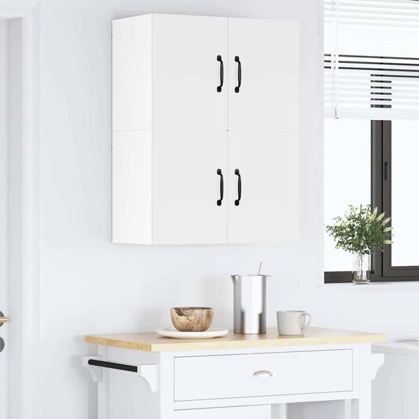 VidaXL Konyhaszekrény polcokkal 2 pcs Fehér 60 x 31 x 40 cm Faanyag