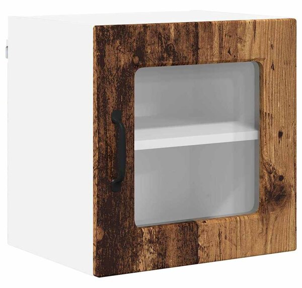 VidaXL Konyhaszekrény polcokkal 2 pcs Öreg fa 40 x 31 x 40 cm Faanyag