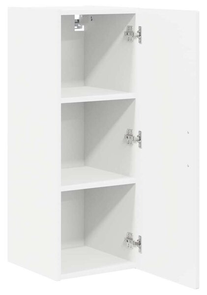 VidaXL Fali Szekrény PORTO 2 pcs Magas Fényű Fehér 30 x 31 x 80 cm