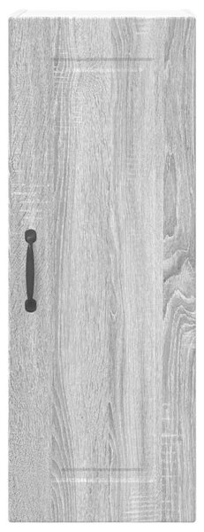VidaXL Fali Szekrény PORTO 2 pcs Szürke Sonoma 30 x 31 x 80 cm Faanyag