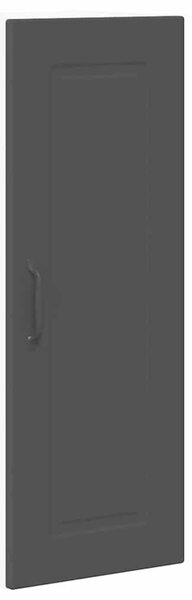 VidaXL Konyhaszekrény polcokkal 2 pcs Fekete 30 x 31 x 80 cm Faanyag