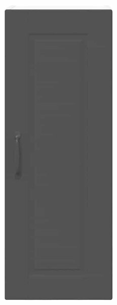 VidaXL Konyhaszekrény polcokkal 2 pcs Fekete 30 x 31 x 80 cm Faanyag