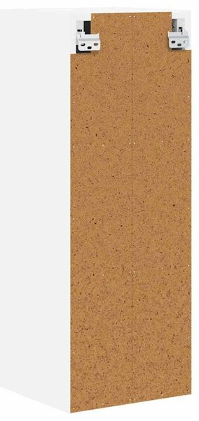 VidaXL Fali Szekrény PORTO 2 pcs Magas Fényű Fehér 30 x 31 x 80 cm