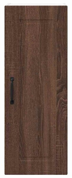VidaXL Fali Szekrény PORTO 2 pcs Barna Tölgy 30 x 31 x 80 cm Faanyag