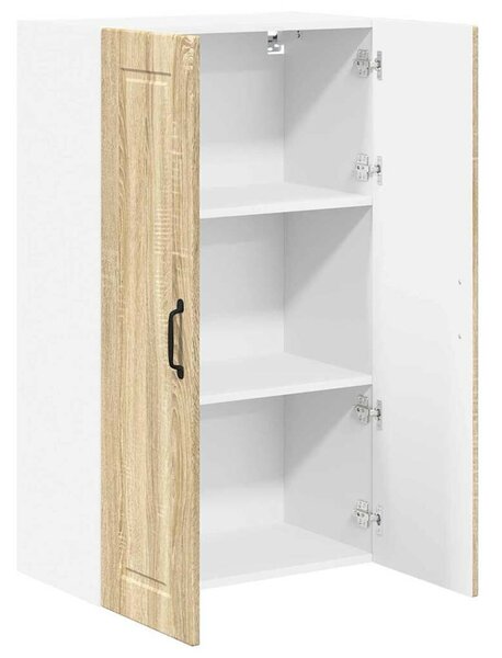 VidaXL Konyhaszekrény polcokkal Sonoma tölgy 60 x 31 x 100 cm Faanyag