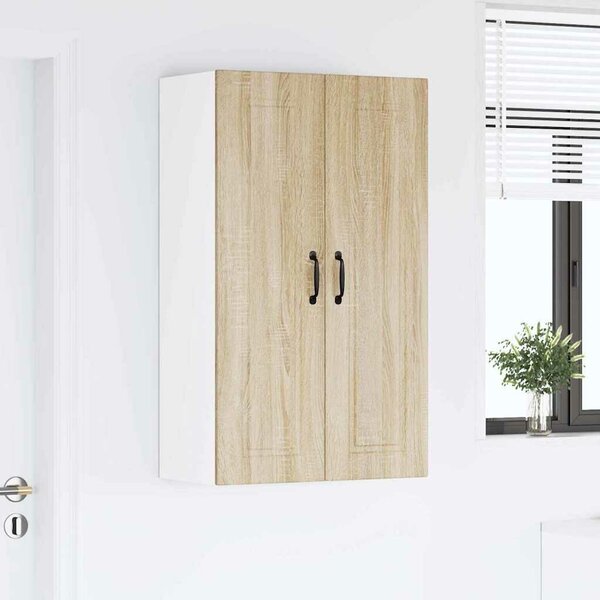 VidaXL Konyhaszekrény polcokkal Sonoma tölgy 60 x 31 x 100 cm Faanyag