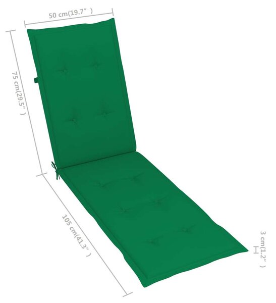 VidaXL Akácfa Napozószék - 167cm