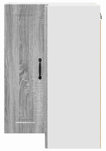 VidaXL Konyhaszekrény polcokkal Szürke Sonoma 57 x 57 x 80 cm Faanyag